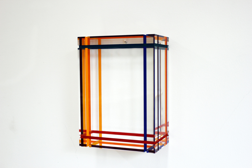 3D Painting II , 2011, 24,5 x 18 x 10, Vinyl Akrylglas