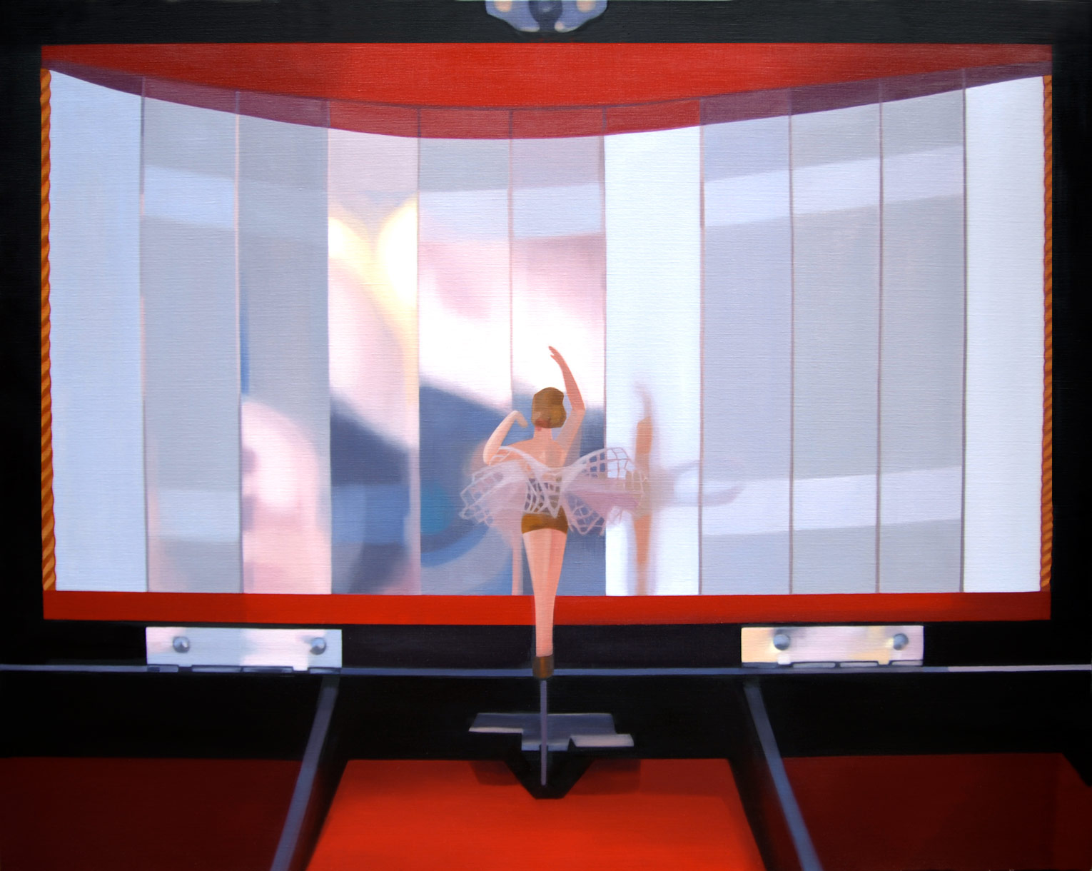 Christina Skårud, Private dancer, 2012, Oil on canvas, 120 x 150 cm