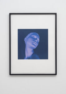 representation of artwork, id = The Goddess Side Glance (Blue)