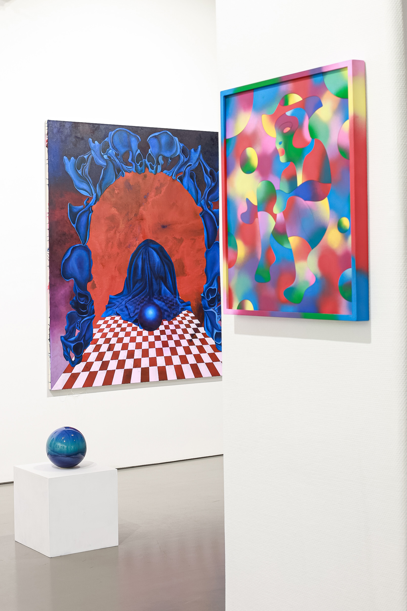 Galleri Thomassen, Matti Kallioinen, Anna Pajak, Åsa Johansson, Foto Rebecca Eskilsson